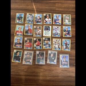 Chicago White Sox Team Set Lot of 10 1987 Topps Baseball Cards No Dupes